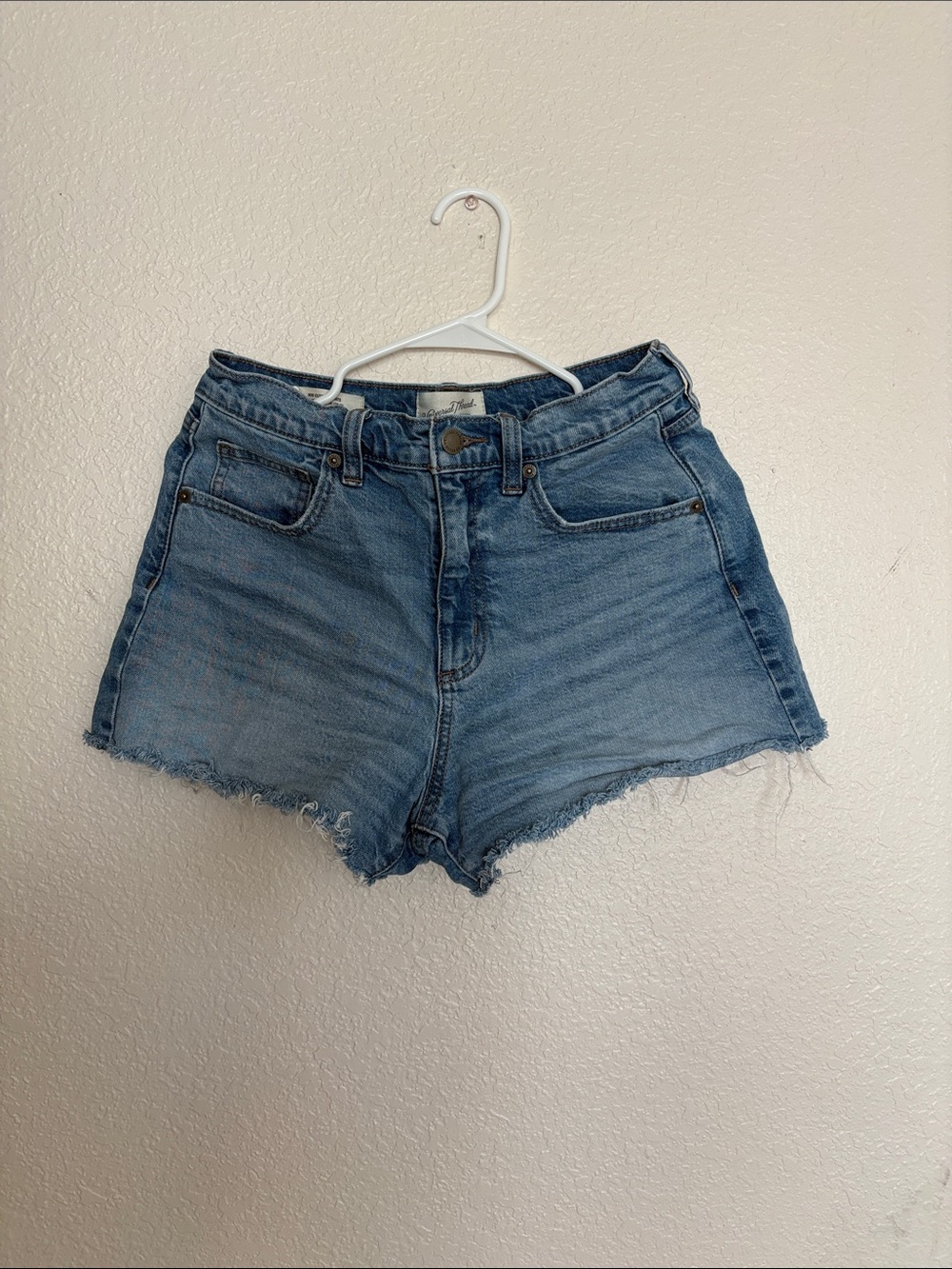 Universal Thread Women’s Light Blue Distressed Denim Shorts